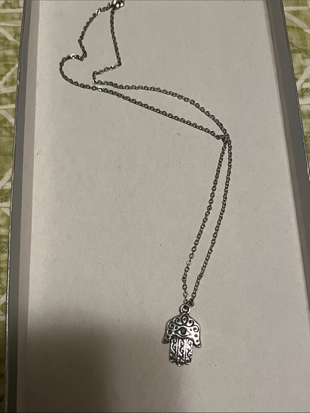 Hamsa necklace